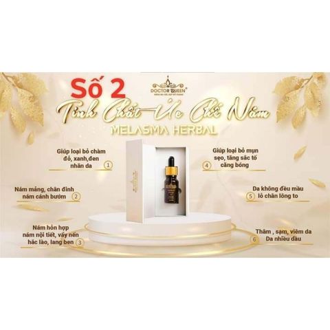 Bộ 3 Viên Uống Trị Nám Doctor Queen - Phá Nám, Trắng Da, Hiệu Quả Trong 8 Ngày - Đẹp Da, Ngăn Ngừa Tàn Nhang