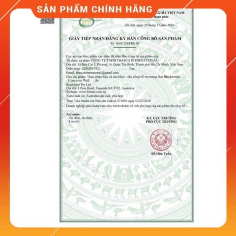 Viên Uống Tăng Khả Năng Thụ Thai Blackmores Conceive Well Gold 56 Viên - Sản Phẩm Từ Úc Dành Cho Phụ Nữ Mong Có Con