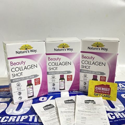 Beauty Collagen Shot Dạng Nước, collagen uống Hộp 10 Chai x 50ml Úc