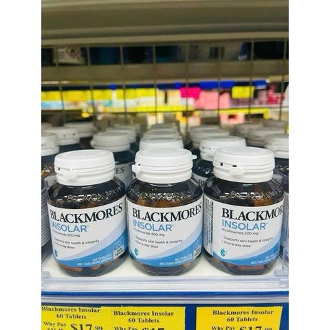 Viên Uống Đẹp Da Blackmores Insolar 60 Viên - Hỗ Trợ Tái Tạo Da, Giảm Nám, Làm Sáng Da, Duy Trì Độ Ẩm Cho Làn Da Mịn Màng