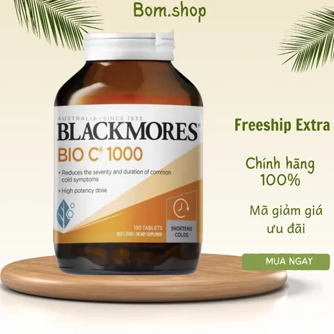 Vitamin C hỗ trợ tăng sức đề kháng BLACKMORES BIO C 1000 ????? MẪU MỚI