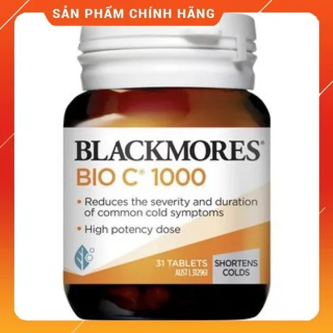 Vitamin C hỗ trợ tăng sức đề kháng BLACKMORES BIO C 1000 ????? MẪU MỚI