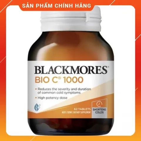Vitamin C hỗ trợ tăng sức đề kháng BLACKMORES BIO C 1000 ????? MẪU MỚI