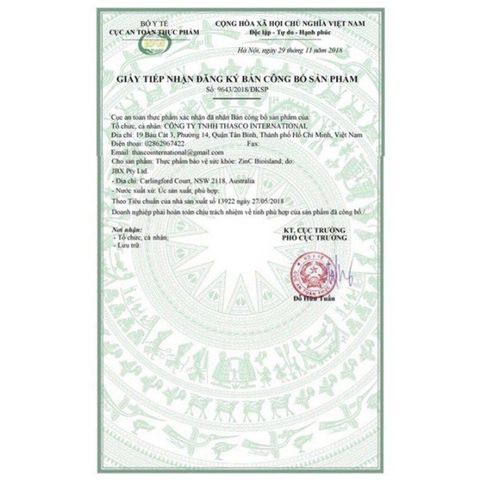 Viên bổ sung kẽm Bioisland cho bé - Hỗ trợ miễn dịch và tăng trưởng, 120 viên chính hãng Úc