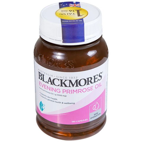 Viên uống hoa anh thảo Blackmores Evening Primrose Oil 60 viên - Hỗ trợ sức khỏe phụ nữ, làm đẹp da, cải thiện chu kỳ kinh nguyệt