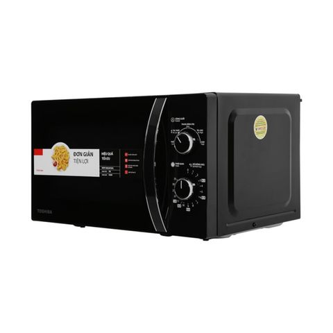 Lò Vi Sóng Toshiba MWP-MM20P(BK) 20L - Thiết Kế Nhỏ Gọn, Hâm Nóng Nhanh, Rã Đông Tiện Lợi cho Gia Đình Hiện Đại
