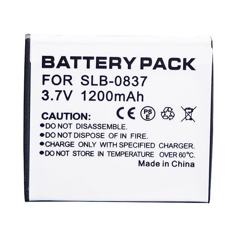 Pin Máy Ảnh Samsung SLB-0837 - Phụ Kiện Cho Digimax i5, i6, L73, L50, L60, NV3, NV5, NV7 - Hiệu Suất Tối Ưu Cho Chụp Ảnh Di Động