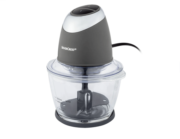 Máy Xay Thịt Đa Năng Silvercrest 500W - Cối Thủy Tinh, Lưỡi Dao Thép Không Gỉ - Thích Hợp Xay Thịt, Cá, Hạt, Rau, Đánh Kem