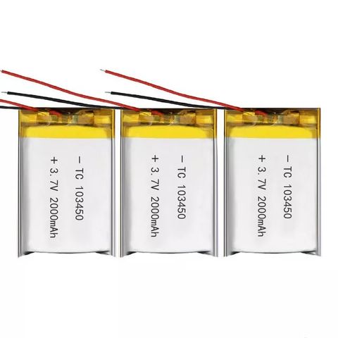 Pin Lipo Polymer 3.7V 2000mAh 103450 với Mạch Bảo Vệ - Nguồn Năng Lượng Tiện Lợi cho Thiết Bị Điện Tử, Drone và Dự Án DIY