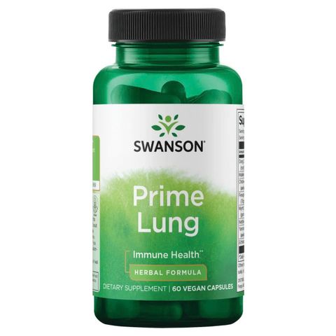 Viên uống bổ phổi, giải độc phổi, giảm ho Prime Lung Swanson 60 viên
