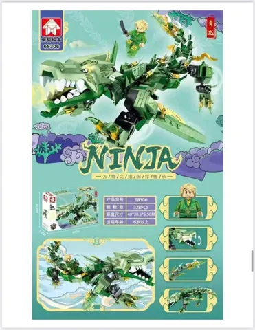 Đồ Chơi Lắp Ráp Ninja Rồng Xanh 68306 - Phát Triển Tư Duy & Kỹ Năng Giao Tiếp Xã Hội Cho Trẻ Em - Lego Giáo Dục