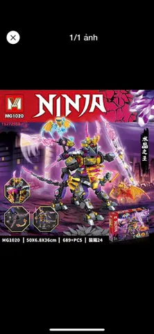 Đồ Chơi Lắp Ráp NINJA MG1020 - Bộ 689 Chi Tiết, Mô Hình Ninja Đa Dạng, Phát Triển Kỹ Năng Xây Dựng & Tư Duy Sáng Tạo cho Trẻ Em