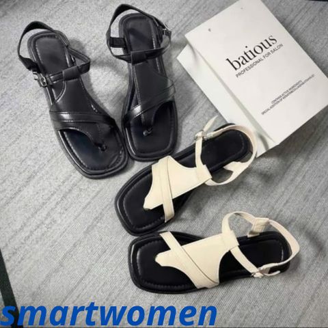 Dép Sandal Nữ Quai Chéo Đan Dây Da Mềm Chống Trơn Trượt - Mùa Hè Thoải Mái, Nhiều Màu Sắc - SmartWomen