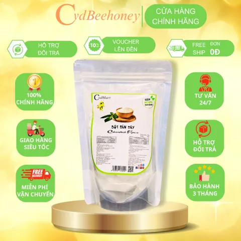 Bột Sắn Dây Nguyên Chất CVDBEEHONEY 500g - Tăng Cường Đề Kháng, Giải Độc, Thanh Nhiệt, Sức Khỏe Từ Thiên Nhiên