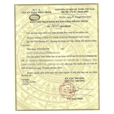Viên Uống Tinh Dầu Hoa Anh Thảo Austar Evening Primrose Oil 1000mg - Hỗ Trợ Cân Bằng Nội Tiết Tố và Làm Đẹp Da (60 Viên)
