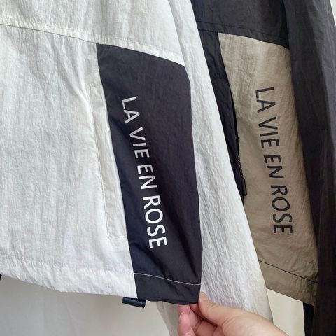 Áo Khoác Gió Nữ Croptop 2 Lớp Local Brand Lamo Home A017 - Thiết Kế Ngắn, Lưới Thoáng Mát, Phù Hợp Đi Chơi và Đi Làm