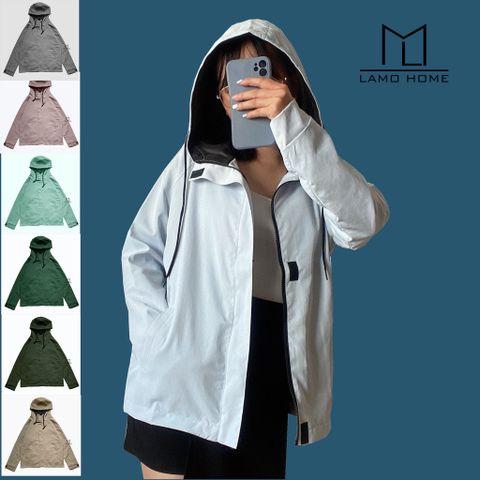 Áo khoác gió trượt nước 2 lớp cao cấp chống nắng Lamo Home phong cách hàn Quốc A006