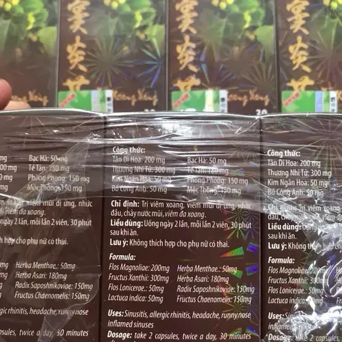 Tỷ XOANG NANG Hỗ Trợ Viêm Mũi Dị Ứng - Thực Phẩm Chức Năng Malaysia, 30 Viên, Giải Quyết Nhức Đầu và Chảy Nước Mũi