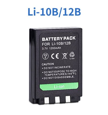 Pin Máy Ảnh Li-10B Li-12B Dùng Cho Olympus Stylus 800, 810, 1000, C-60, C-70 Zoom - Dung Lượng Cao Hỗ Trợ Chụp Ảnh Liên Tục