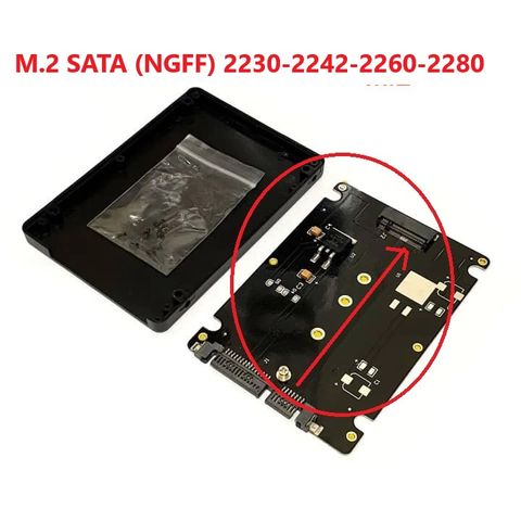 Box Chuyển Đổi SSD M.2 SATA Sang 2.5 inch Chuẩn SATA3 6Gb/s - Khả Năng Tương Thích Tốt với Nhiều Dòng Máy Tính