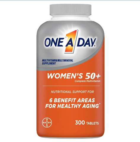 Vitamin Tổng Hợp One A Day Dành Cho Phụ Nữ Trên 50 Tuổi - 300 Viên Hỗ Trợ Sức Khỏe Toàn Diện, Cải Thiện Xương Khớp