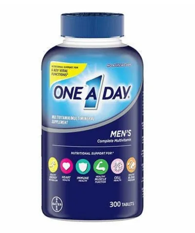 Vitamin Tổng Hợp One A Day Dành Cho Nam Giới Dưới 50 Tuổi - 300 Viên Hỗ Trợ Sức Khỏe Toàn Diện, Tăng Cường Đề Kháng