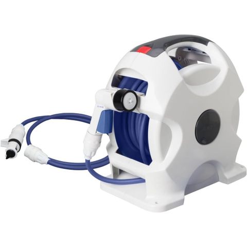 Bộ cuộn ống tưới cây tự động 15m Takagi R715FJC2 - Thiết bị tưới vườn tiện lợi, 4 chế độ phun nước, chất lượng Nhật Bản