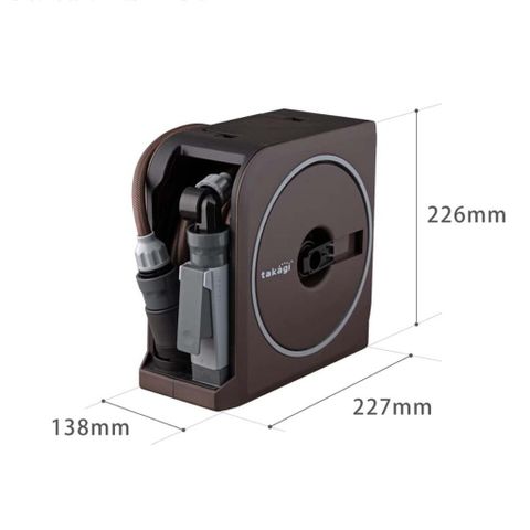 Bộ Vòi Tưới Cây 4 Chế Độ NANO NEXT 10m Takagi RM1110BR - Dụng Cụ Tiết Kiệm Nước Chăm Sóc Vườn Tối Ưu