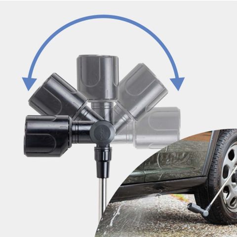 Vòi Tưới 4 Chế Độ Cyclone Takagi G1135BK - Vòi Phun Nước Đa Năng Điều Chỉnh, Thiết Kế Công Tắc Tiện Lợi, Dụng Cụ Vệ Sinh Xe Cộ