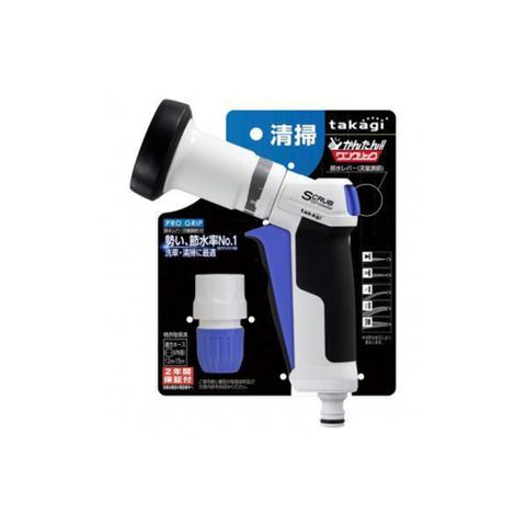 Vòi Tưới Cây Takagi Progrip Scrub QG1114FJ - 5 Chế Độ Phun Đa Dạng, Chất Liệu Nhựa ABS Bền Bỉ, Dễ Sử Dụng cho Sân Vườn