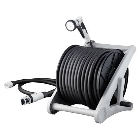 Bộ Vòi Thu Rút Tưới Vườn Takagi Aurora V R550CG - 50m, 4 Chế Độ, Nhựa Chịu Lực, Giải Pháp Tưới Tiêu Linh Hoạt Cho Khu Vườn