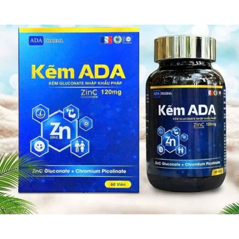 Kẽm ADA 60 viêntặng kèm bọt vệ sinh hương nước hoa, hàng date mới