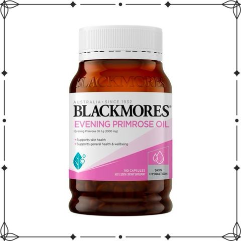 Tinh Dầu Hoa Anh Thảo Blackmores Evening Primrose Oil 190 Viên - Hỗ Trợ Cân Bằng Hormone, Làm Đẹp Da, Tóc Khỏe Mạnh