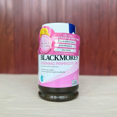 Tinh Dầu Hoa Anh Thảo Blackmores Evening Primrose Oil 190 Viên - Hỗ Trợ Cân Bằng Hormone, Làm Đẹp Da, Tóc Khỏe Mạnh