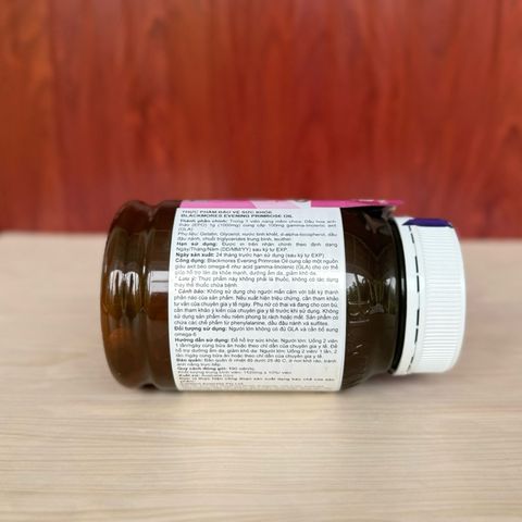 Tinh Dầu Hoa Anh Thảo Blackmores Evening Primrose Oil 190 Viên - Hỗ Trợ Cân Bằng Hormone, Làm Đẹp Da, Tóc Khỏe Mạnh