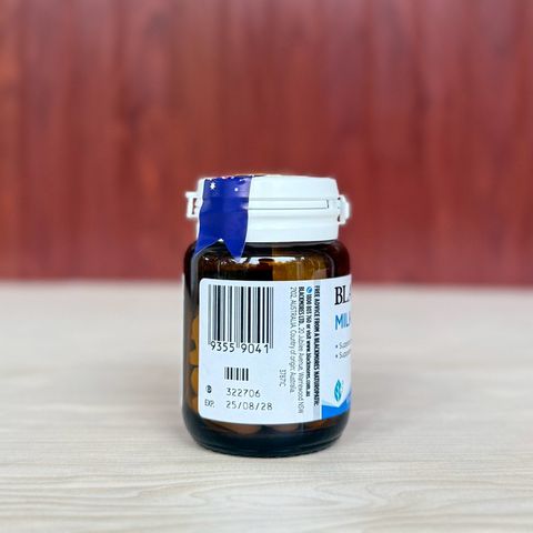 Viên uống bổ gan Blackmores Milk Thistle 42 viên - Hỗ trợ chăm sóc sức khỏe gan tự nhiên, Nhập khẩu chính ngạch, Dii.
