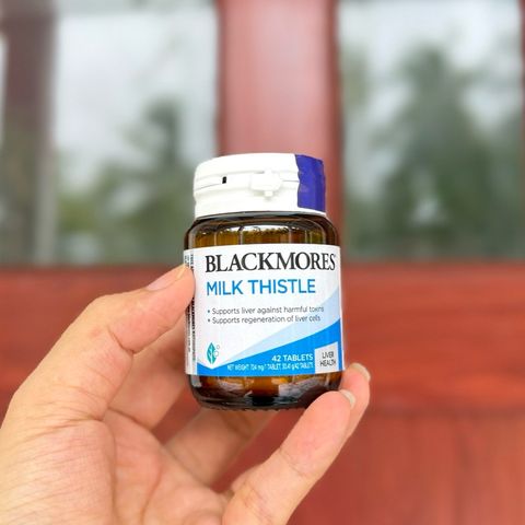 Viên uống bổ gan Blackmores Milk Thistle 42 viên - Hỗ trợ chăm sóc sức khỏe gan tự nhiên, Nhập khẩu chính ngạch, Dii.
