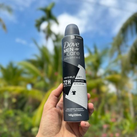 Xịt Khử Mùi Dove Men + Care Advanced 250ml – Sản Phẩm Chăm Sóc Cơ Thể Cho Nam Giới, Bảo Vệ 24h, Hương Thơm Tươi Mát