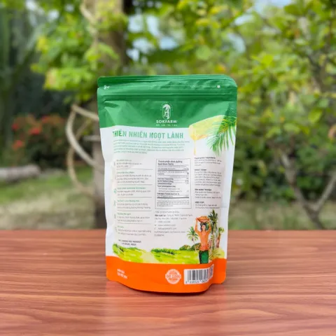 Đường hoa dừa hữu cơ Sokfarm 300g - Organic Coconut Flower Sugar.