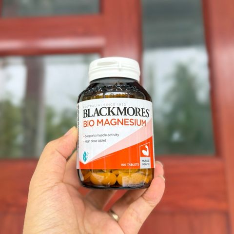 Viên uống Blackmores Bio Magnesium 100 viên - Hỗ trợ sức khỏe xương khớp, bổ sung khoáng chất tự nhiên
