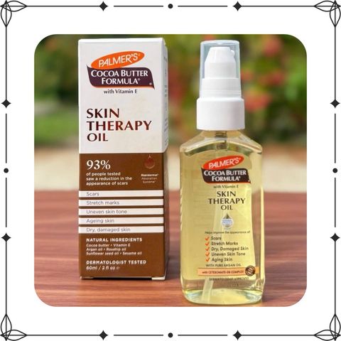 Dầu Dưỡng Da Palmer's Cocoa Butter Formula Skin Therapy Oil Vitamin E 60ml - Ngăn Rạn Da, Làm Mờ Vết Sẹo, Dưỡng Ẩm Sâu