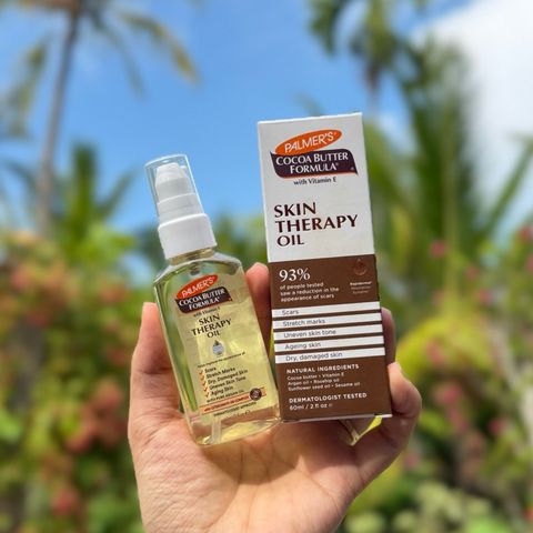 Dầu Dưỡng Da Palmer's Cocoa Butter Formula Skin Therapy Oil Vitamin E 60ml - Ngăn Rạn Da, Làm Mờ Vết Sẹo, Dưỡng Ẩm Sâu