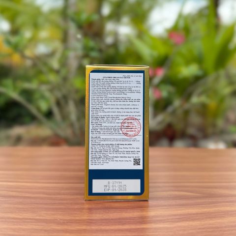 Viên Thải Mỡ Vitatree Organ Fat Detox 60 Viên - Hỗ Trợ Giảm Cân và Thanh Lọc Cơ Thể, Nhập Khẩu Chính Ngạch