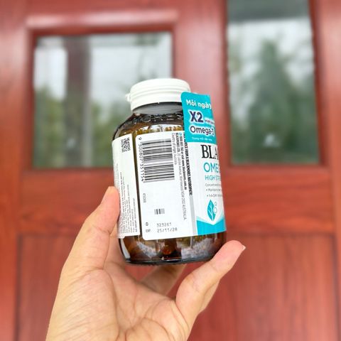 Dầu cá Blackmores Omega Double Hight Strength Fish Oil 90 viên - Thực phẩm chức năng hỗ trợ sức khỏe tim mạch và não bộ