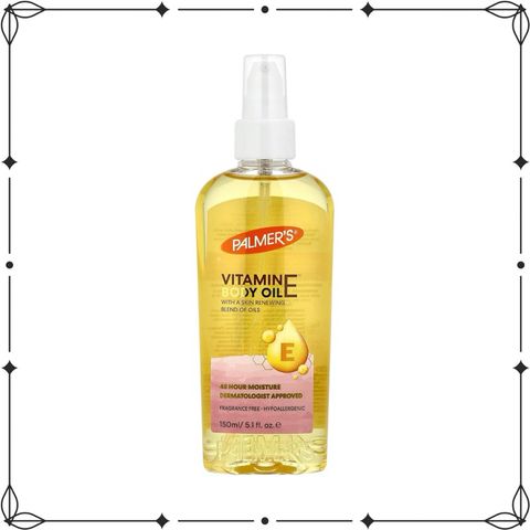Dầu Dưỡng Body Palmer's Vitamin E 150ml - Khôi Phục và Nuôi Dưỡng Da Khô, Hư Tổn Từ Bơ Ca Cao