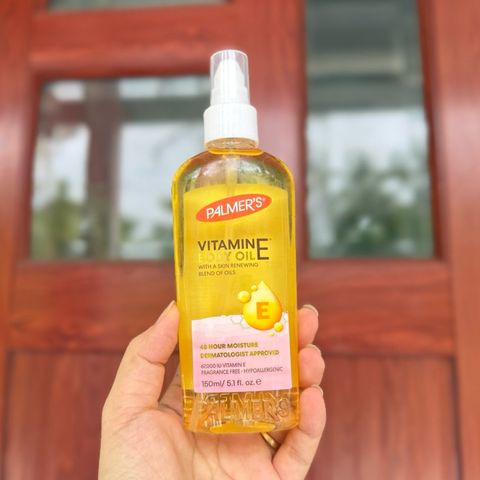 Dầu Dưỡng Body Palmer's Vitamin E 150ml - Khôi Phục và Nuôi Dưỡng Da Khô, Hư Tổn Từ Bơ Ca Cao