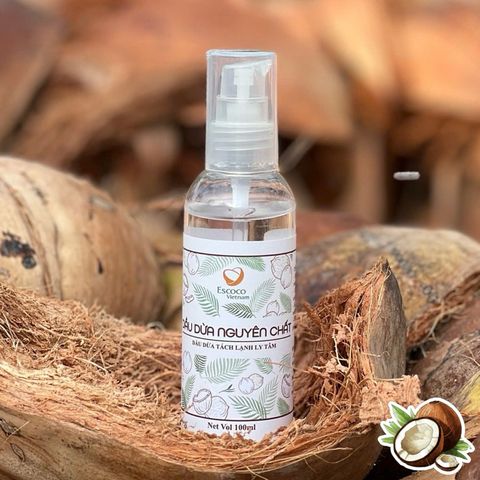 Dầu Dừa Tách Lạnh Ly Tâm Escoco - Dầu Dừa Tinh Khiết Chăm Sóc Da, Tóc & Súc Miệng - Sản Phẩm Tự Nhiên An Toàn cho Cả Gia Đình