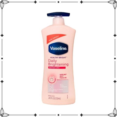 Sữa Dưỡng Thể Vaseline Daily Brightening 725ml - Dưỡng Ẩm, Làm Sáng Da, Không Nhờn, Chuyên Gia Khuyên Dùng