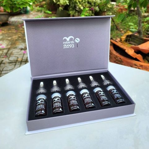 Serum Dưỡng Trắng Da Rebirth Miracle C Whitening 6x10ml - Phục Hồi Da, Tăng Độ Đàn Hồi, Làm Mờ Vết Nám, Tàn Nhang