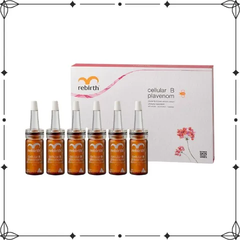 Serum Tế Bào Gốc Nhau Thai Cừu và Nọc Ong Rebirth Cellular B Plavenom 6x10ml - Dưỡng Ẩm, Giảm Nếp Nhăn, Tăng Cường Độ Săn Chắc Da